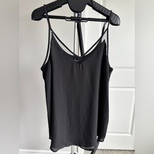 Lulus black tank with adjustable straps